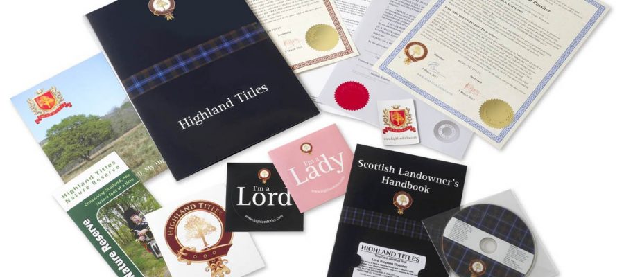 Werden Sie Laird, Lord oder Lady in Schottland